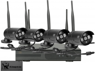 IP-Kamerasystem 4 Cam (schwarz) Full-HD, deutsche Bedienungsanleitung 
