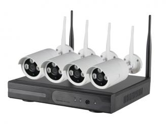 Kamerasystem mit 4 HD-Kameras und Wlan-Steuergerät mit IP-Funktion 