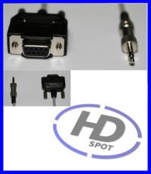 Datenkabel RS232 auf Klinke 3,5mm Metallstecker 1,5m 