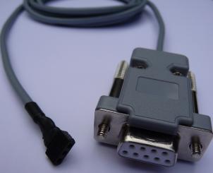 Datenkabel RS232 Nullmodem (9-polig) auf Buchsenleiste 3-polig 