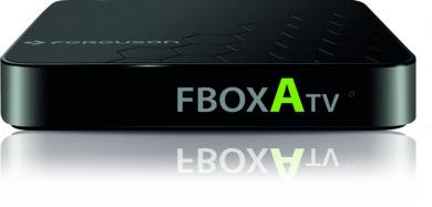 Ferguson Fbox ATV 4K, Betriebssystem Dual OS Android for TV 7.0 und Linux Debian, 1 x Fernbedienung (B-Ware) 