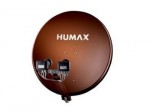 Humax Offset Satspiegel 75 cm ziegelrot 