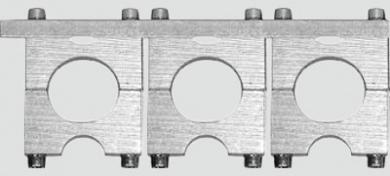 Multifeedhalter 3-fach Alu 