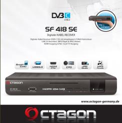 Octagon SF 418 SE (digitaler Kabelreceiver) 