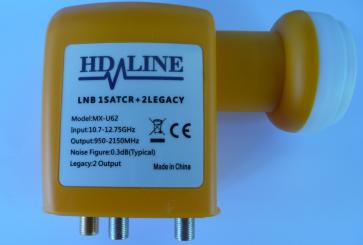 Unicable LNB HD Line 1SATCR + 2 Legacy 