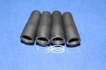 Gummihülle Wasserschutz für F-Stecker 4 Stück 