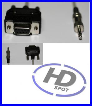 Datenkabel RS232 auf Klinke 3,5mm Metallstecker 1,5m 