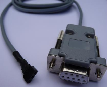 Datenkabel RS232 Nullmodem (9-polig) auf Buchsenleiste 3-polig 