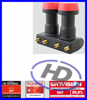 Megasat Diavolo Monoblock Quad Astra 19,2/Hotbird 