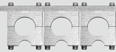 Multifeedhalter 3-fach Alu 