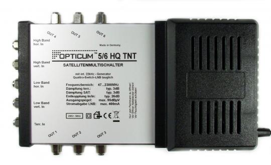 Opticum Multischalter 5/6 Made in Germany 