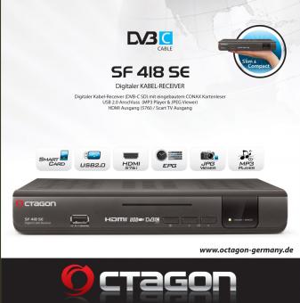Octagon SF 418 SE (digitaler Kabelreceiver) 