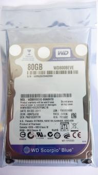 WD800BEVE Scorpio Blue 80 GB IDE (NEU) 